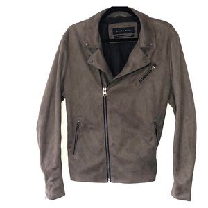 ZARA SUEDE BIKER JACKET